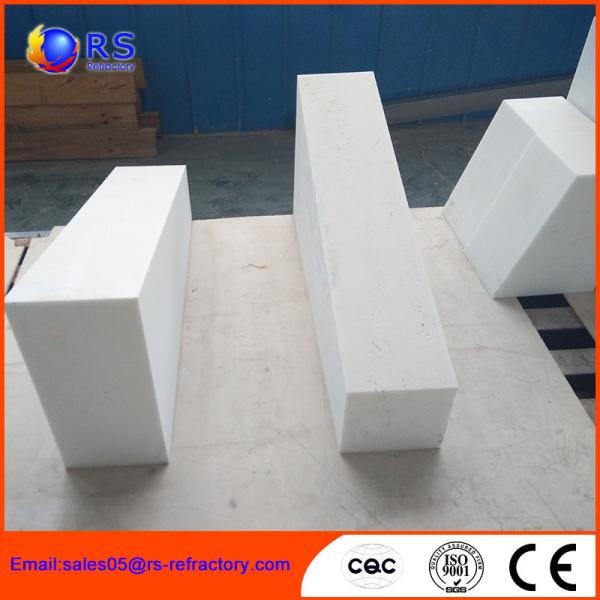 Buy High Temperature Stability Corundum Brick / Durable Heat Resistant Bricks at wholesale prices