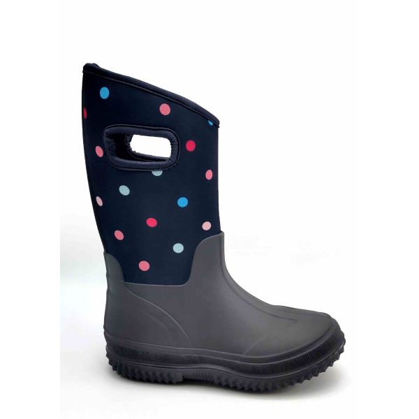 Customized Pvc Womens Tall Rain Boots Comfortable With Fashionable Uppers