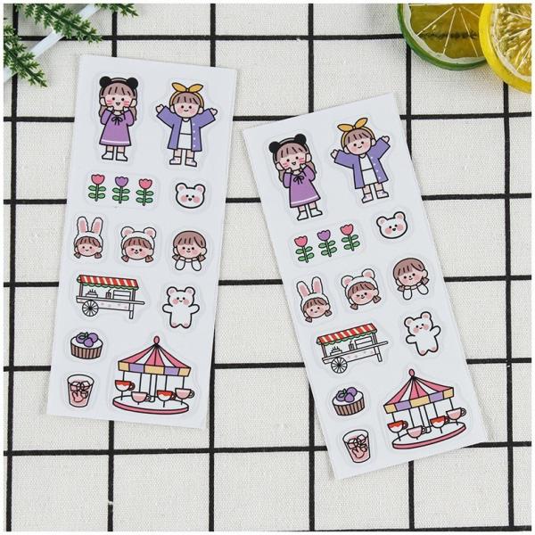 Buy OEM Cute Animal Stickers Self Adhesive PVC Waterproof Sticker at wholesale prices