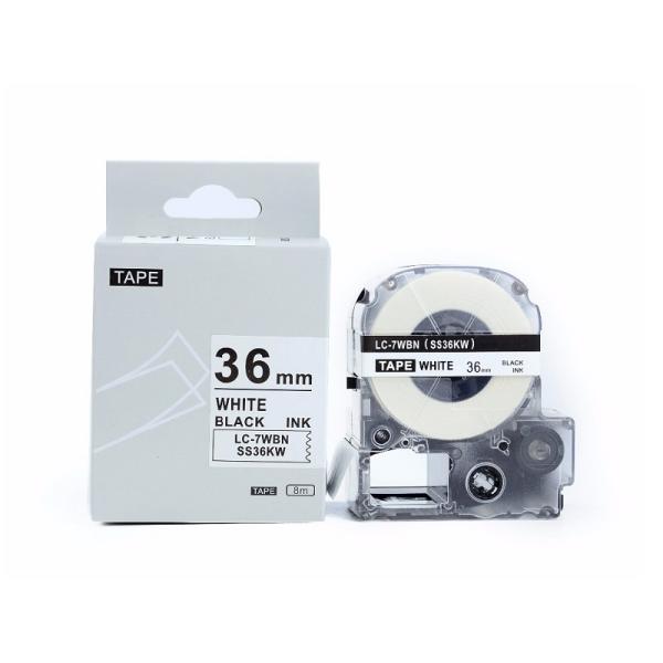12mm 18mm Label Tape Cassette , King Jim Label Tape Cartridge Black On White