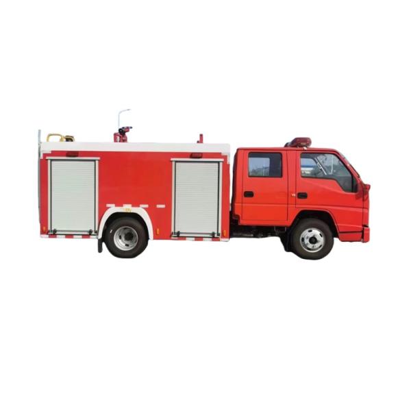 JMC 2T Mini Small 3.56cbm Jet Height 40m Water tank Holding 2+3 Men 4X2 Water tank Fire Truck