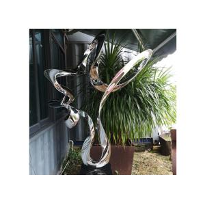 80cm Abstract Polished Stainless Steel Sculpture In Stock Wangstone Design