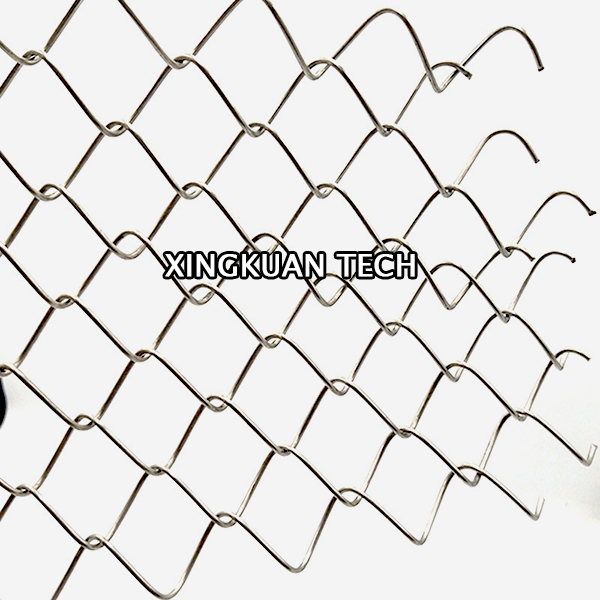 Commercial Galvanized Chain Link Fence Fabric 2" X 9 Ga X 5 Ft High