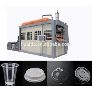 Large plastic cup lid thermoforming machine