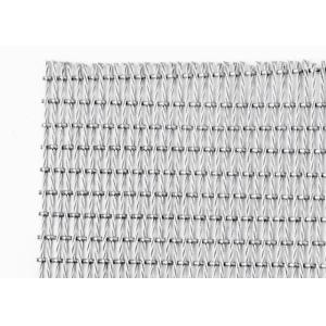 Stainless Steel Flexible Architectural Woven Metal Mesh For Wall Coverings