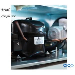 Bottle Beer Cooler Undercounter Fridge Sliding Door Embossed Aluminium Inner