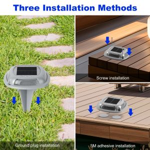 IP67 Waterproof Solar Dock Light with 1.2V/600mah Battery and 2V/140ma Solar