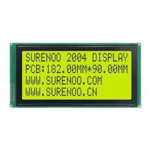 Quality KS0066 IC STN Character LCD Display Module With LCM LED Backlight for sale