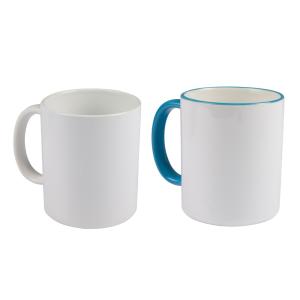 travel mug 11 oz vacuum tumbler cup Custom Ceramic White Coffee Mug For