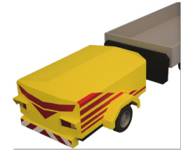 China 2878*2006*1260mm Benkei Truck Mounted Attenuator on sale