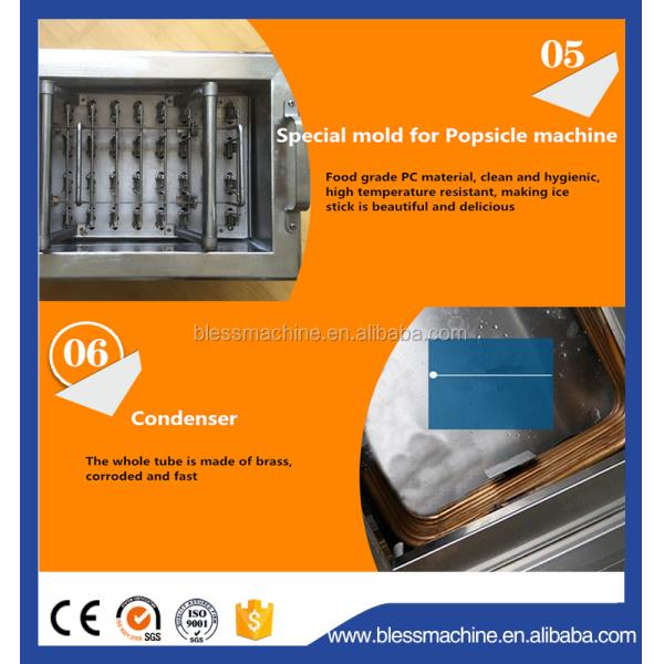 Popsicle Machine with 304 Stainless Steel Material and Large Capacity