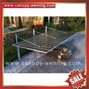 China hot sale alu aluminum polycarbonate pc carport park car canopy shelter cover awning manufacturer china on sale