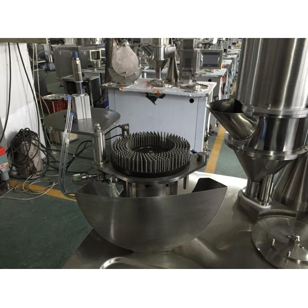 Powder / Pellet Semi Auto Capsule Filling Machine , Industrial Filling Equipment
