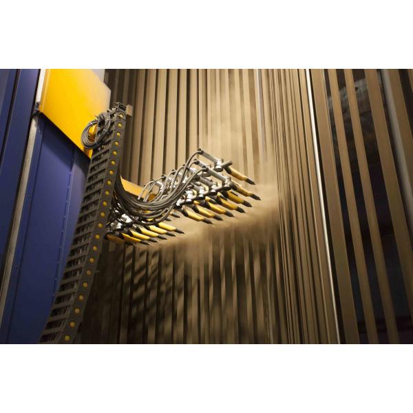 Full Automated Powder Coating Production Line PLC Control System Environmental