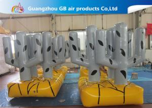 Quality Custom Made Strong PVC Tarpaulin Inflatable Bunker Cactus Tree Airtight For Train for sale