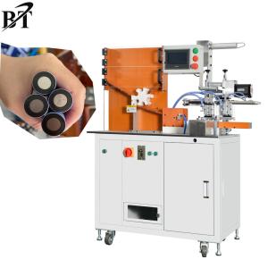 China 32650 Battery Automatic Labeling Machine With 42 Point PLC Programmer on sale
