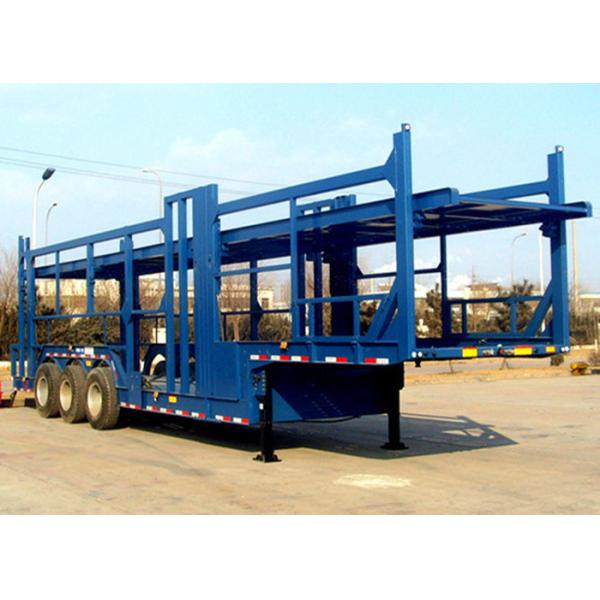 Buy Tire Triangle Customization 3axles 8 Cars Transport Tractor Semi Trailer Towing Double Deck Trailer at wholesale prices
