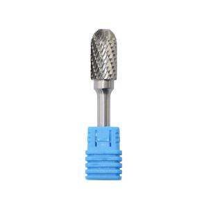 80mm Round Solid Shape Carbide Burr Set with Bidentate Pattern From Advanced