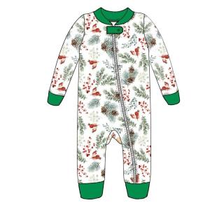 Customized children's Christmas pajamas wholesale Christmas homewear set baby