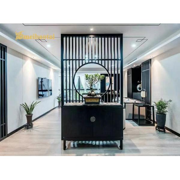Black Modern Design Stainless Steel Screen Adds Touch Of Elegance And Sophistica