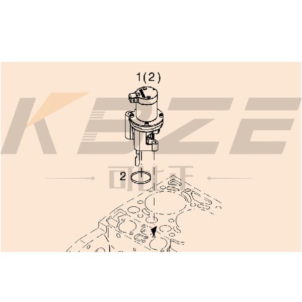 04513018 02938080 DEUTZ BF4M2012C ENGINE 12V FLAMEOUT SOLENOID FOR VOLVO EXCAVATOR