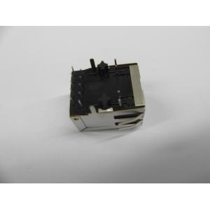 10 / 100 baseT RJ45 PCB connector with LAN Filter for Adsl, yellow housing