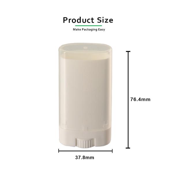ODM OEM 15g Deodorant Stick PP Bottle 15g Empty For Antiperspirant Body Fragrance