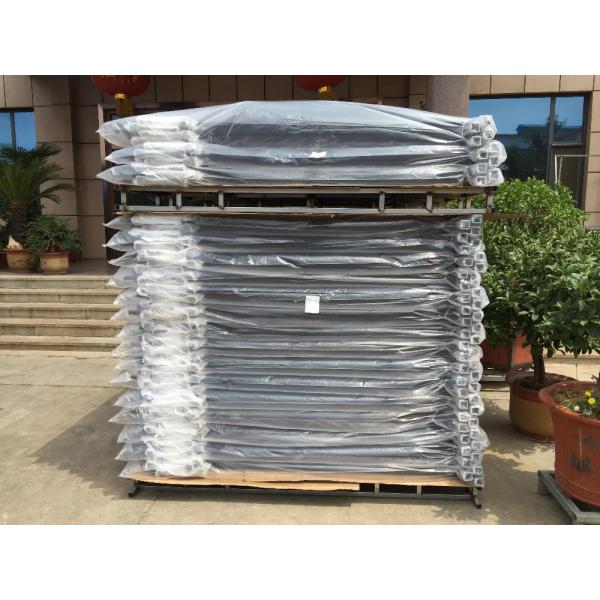 1800mm x 2400mm Hercules Fence/garrison fence / modern fence gate design Black and Blue powder coated