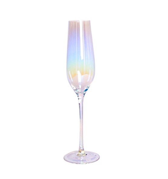 Buy Hand Made Electroplating Luster Lead Free Crystal Champagne Glasses at wholesale prices