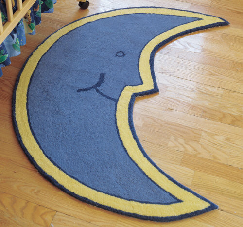 Buy Cartoon Moon lovely Handtufted Acrylic Children Carpet and Rug Mat at wholesale prices