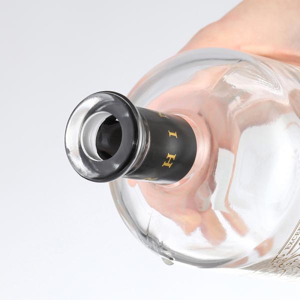 Clear 750ml Glass Liquor Wine Vodka Tequila Gin Bottle with Stopper Custom Flint Glass