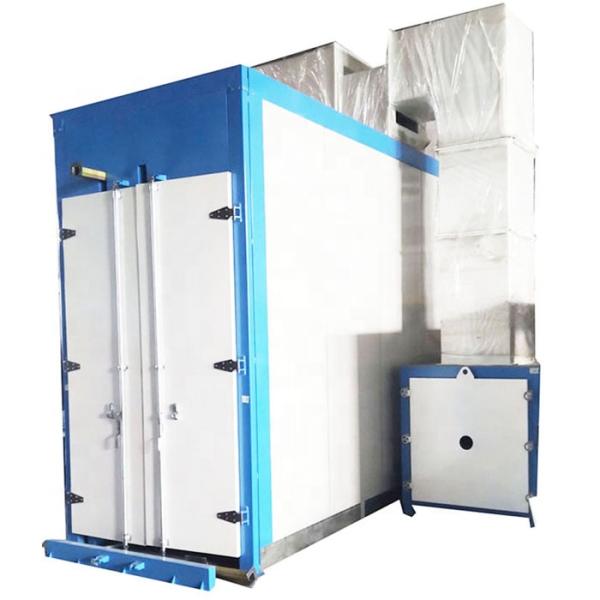 steel door/fence/pipe surface finish electrostatic powder coating line for powder curing