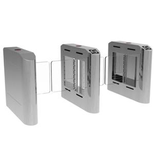 304 Stainless Steel Swing Barrier Gate Electronic Security Entrance Sliding