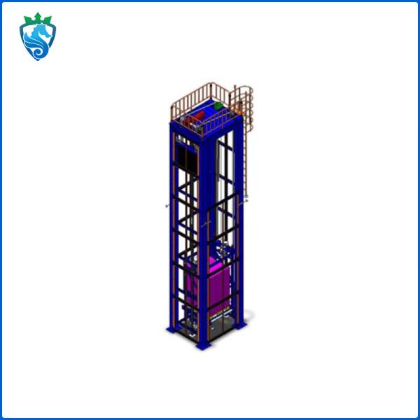 Aluminum Intelligent Control System Pallet Reciprocating Elevator Is Used In
