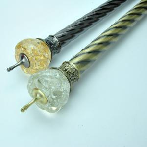 Needle Type Double Seat Rail 300cm Pipe Curtain Rods