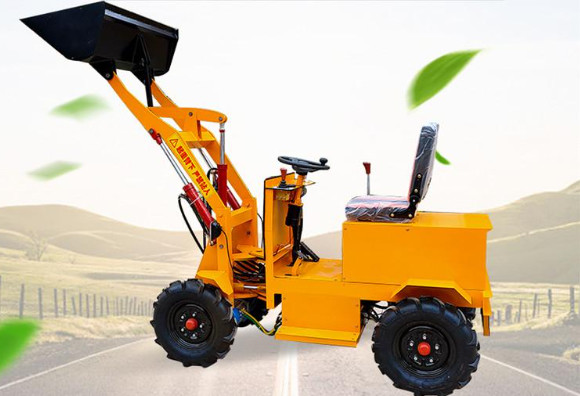Buy 4 Wheel Drive Electric Compact Loader For Docks at wholesale prices