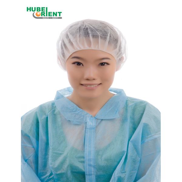 Buy Disposable Surgical Round PP Nonwoven Bouffant Head Cover at wholesale prices