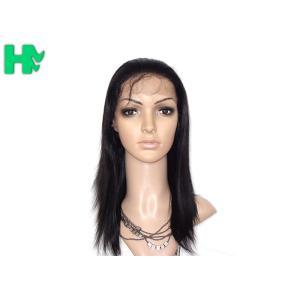 China Custom Straight 16 Inch Long Synthetic Wigs With Baby Hair on sale
