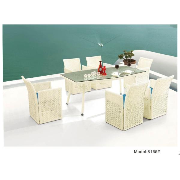 Buy White Weeding dining chair with table -8165 at wholesale prices