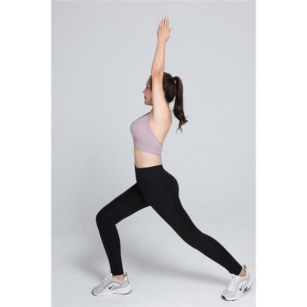 Fitness Crop Top Cross Back Bra Plus Size Shockproof Longline Underwear