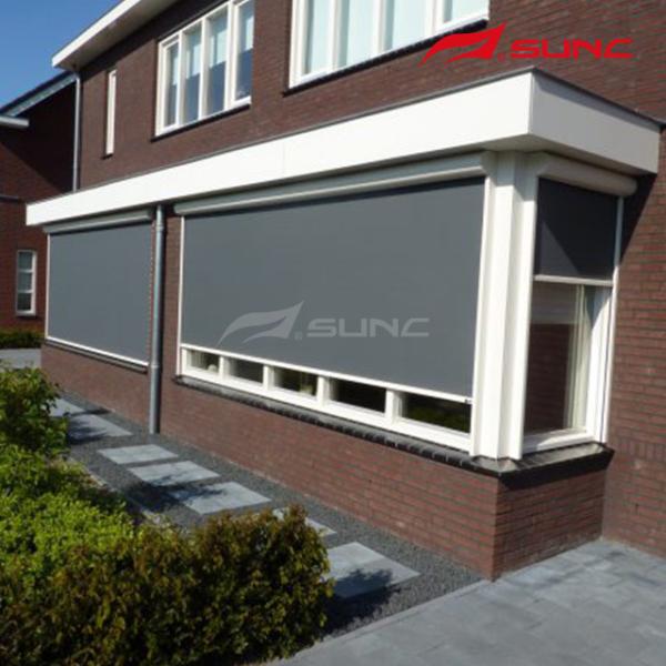 Custom Made Colour Blackout Retractable Zip Track Blinds Window Treatments