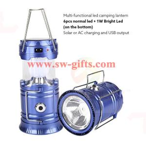Plastic Multi-function Solar Camping Lantern Rechargeable,Portable Solar
