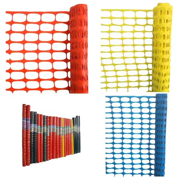 4x100 Ft Construction Of Orange HDPE Plastic Safety Net Barrier Snow Fence