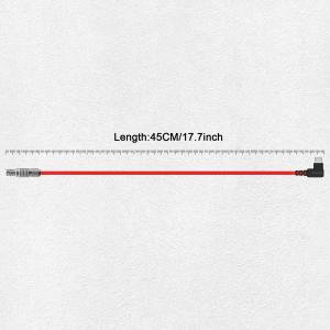 Alvin's Cables Right Angle USB-C Type-C to 2 Pin 12V Fast Charging Power Cable