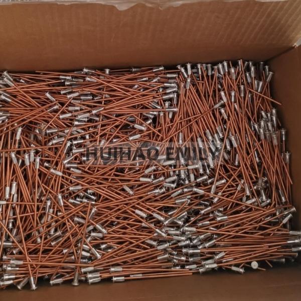 Buy 3mmx65mm Ship Building Insulation Bimetallic Weld Pins With Aluminum Base at wholesale prices