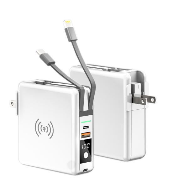 Cell Phone 15W Power Bank Qi Wireless Fast Charger