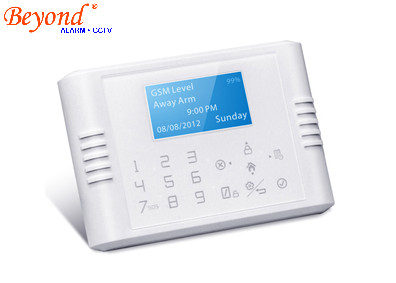 Buy Quad-Band GSM+PSTN Dual Network Touch Keypad LCD Display Wireless House Alarm System at wholesale prices