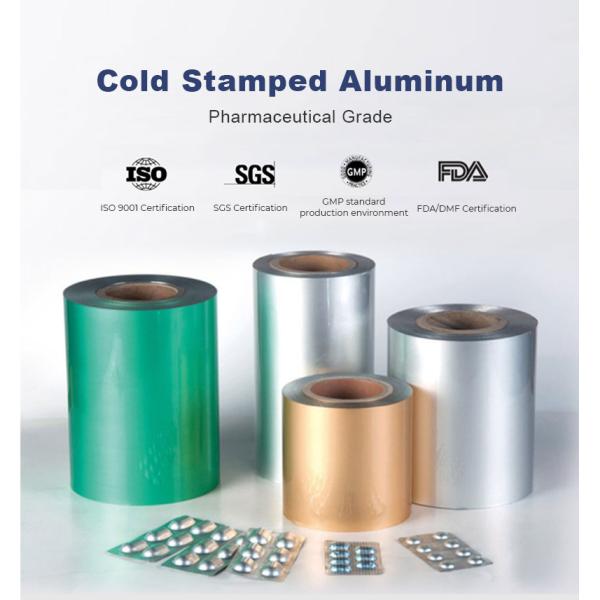 Cold Stamping Pharma Medical Packaging Bags Cold Forming Blister Aluminum Foil