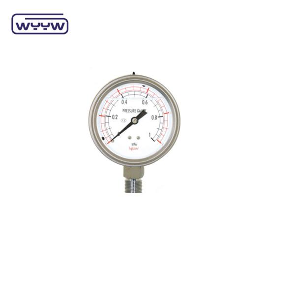 Buy SS316 Bottom 63mm Liquid Filled Pressure Gauge General Manometer at wholesale prices