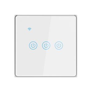Tuya Smart Wifi Switch For Eu Standard 3 Gang Metal Bezel App Remote Schedule